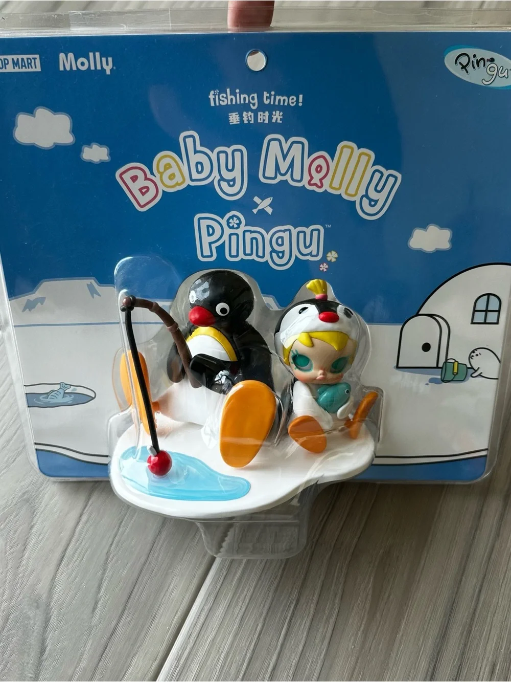 Pop Mart Baby Molly x Pingu Fishing Time